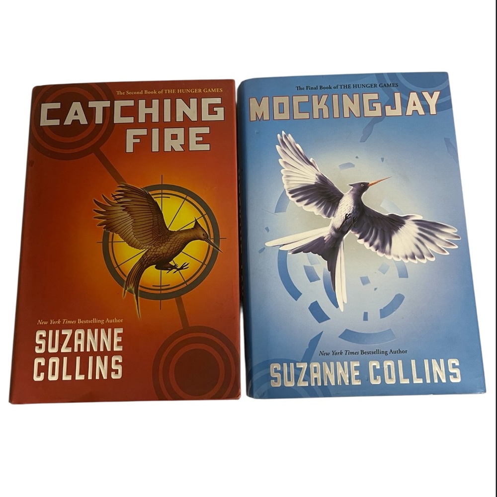 Catching Fire and Mockingjay Hardcover Books - 1st Edition